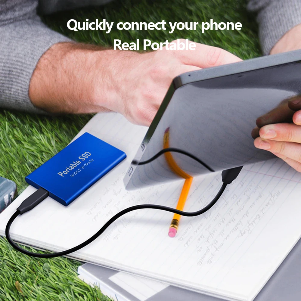 Genuine High-speed Portable SSD 4TB External Hard Drive 16TB USB3.1 Solid-state Drive 1TB External Hard Disk for Laptop/MAC/PC - Image 5