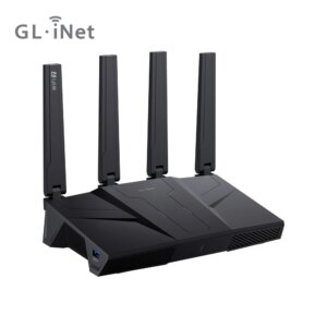 GL.iNet GL-BE9300 Flint 3 Tri-Band WiFi 7 Router High Speed Gaming Long Range 5x 2.5G VPN Compatible with Fiber Optic Modem