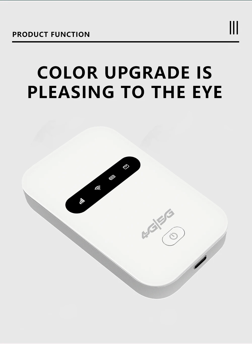 PHONEPACE Portable 4G/5G LTE Mobile WiFi Router 150Mbps 3500mAh Pocket MiFi Modem with SIM Card Slot for Mobile Wifi Hotspot