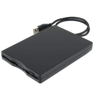 USB Floppy Disk Reader Drive 3.5" External Portable 1.44 MB FDD Diskette Drive for Mac Windows 10/7/8/XP/Vista PC Laptop Desktop