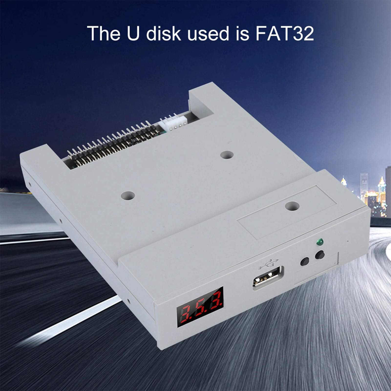 SFR1M44-U100 3.5in 1.44MB USB SSD Floppy Drive Emulator Plug and Play - Image 2