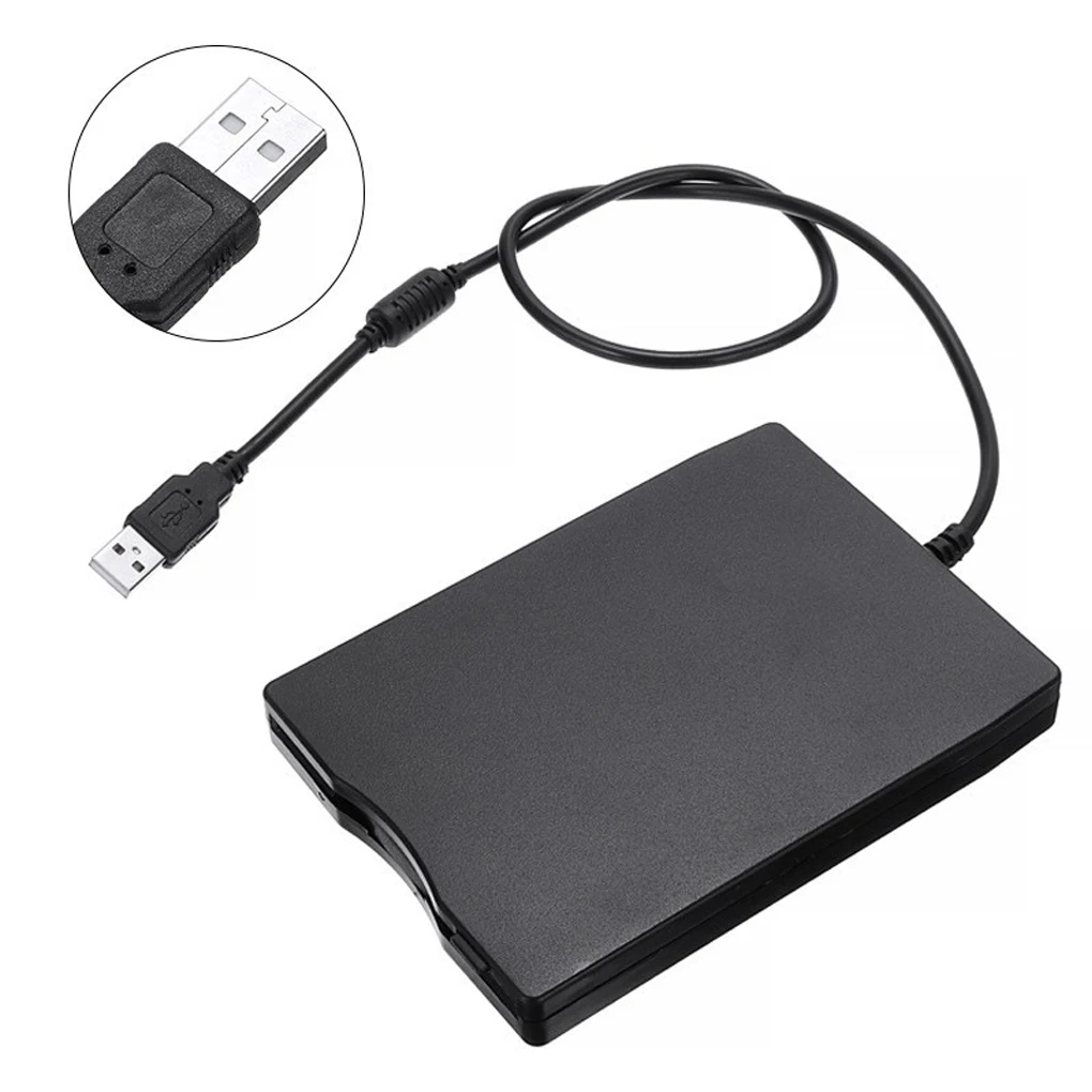 USB Floppy Disk Reader Drive 3.5In External Portable 1.44 MB FDD Diskette Drive For Windows 7 8 2000 XP Vista PC Laptop
