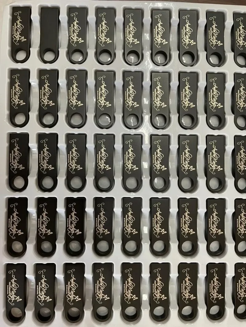 10Pcs/lot Metal USB Flash Drive 4GB 8GB Pen Drive 16GB 32GB cle USB Stick 2.0 UDP Memory Flash Drive 64GB 128GB Free custom logo