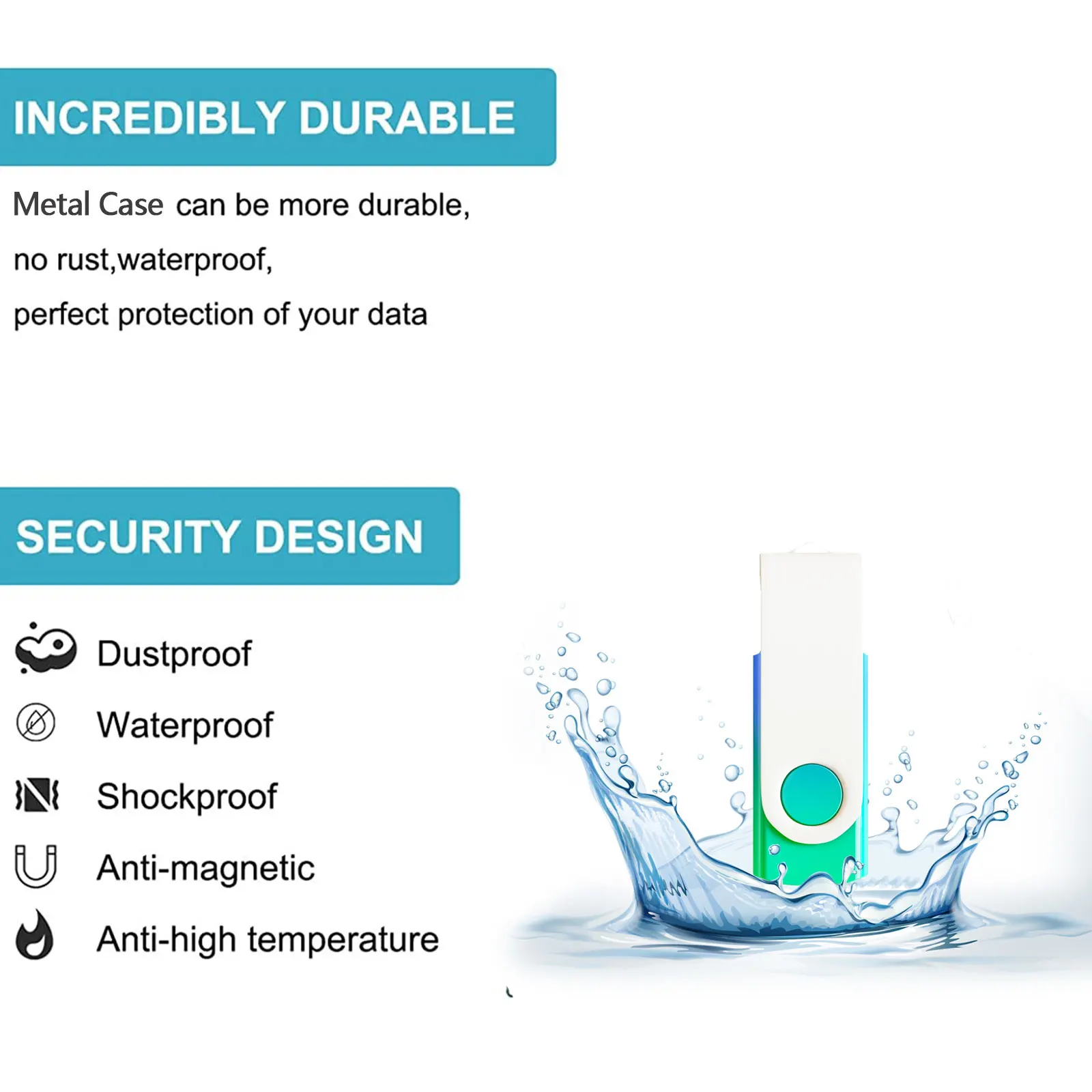 10Pack 4GB 32GB 128MB USB Flash Drives Gradient Color 2.0 Memory Stick Wholesale Bulk Swivel Design Thumb Drive for Data Storage