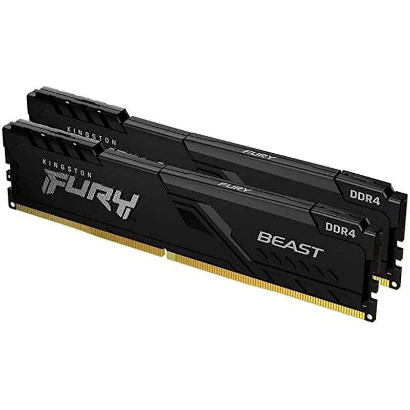 Kingston Fury Beast DDR4 8G 16G 32GB 3600 3200Mhz RAM PC Memory 288Pin XMP2.0 Heatsink For Desktop AMD or INTEL Motherboard