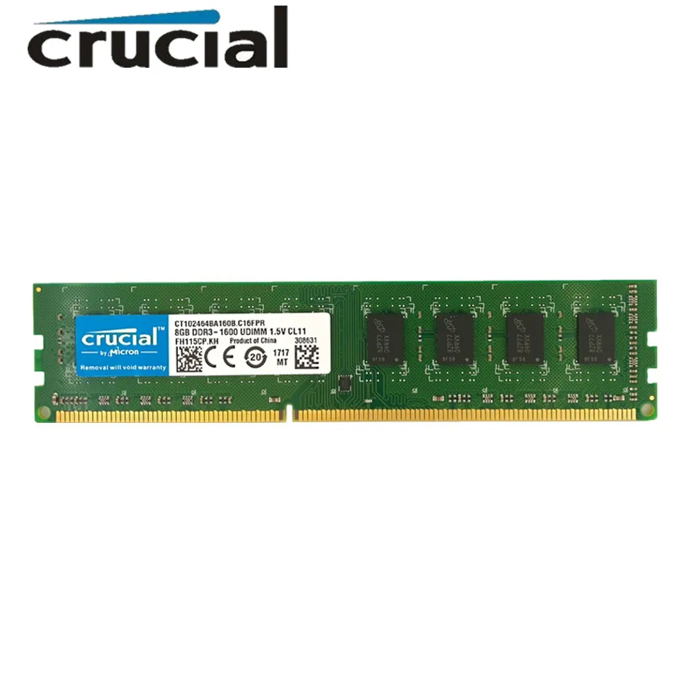Crucial DDR3 RAM Dektop 4GB 8GB 1333mhz 1600mhz DIMM Memory PC3-12800 PC RAM Crucial DDR3 RAM Dektop 4GB 8GB 1333mhz 1600mhz DIMM Memory PC3-12800 PC RAM