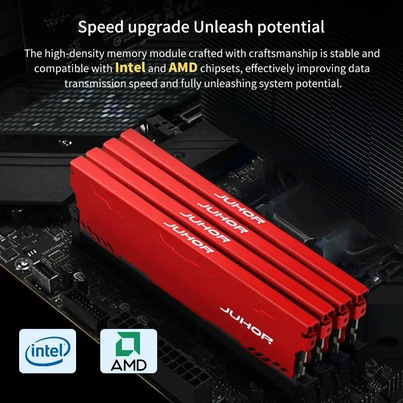 JUHOR DDR4 Ram 16GB 8GB 32GB 2666MHz 3200MHz DDR3 8GB 1600MHz DIMM Desktop Memory New Memoria Rams With HeatSink - Image 2