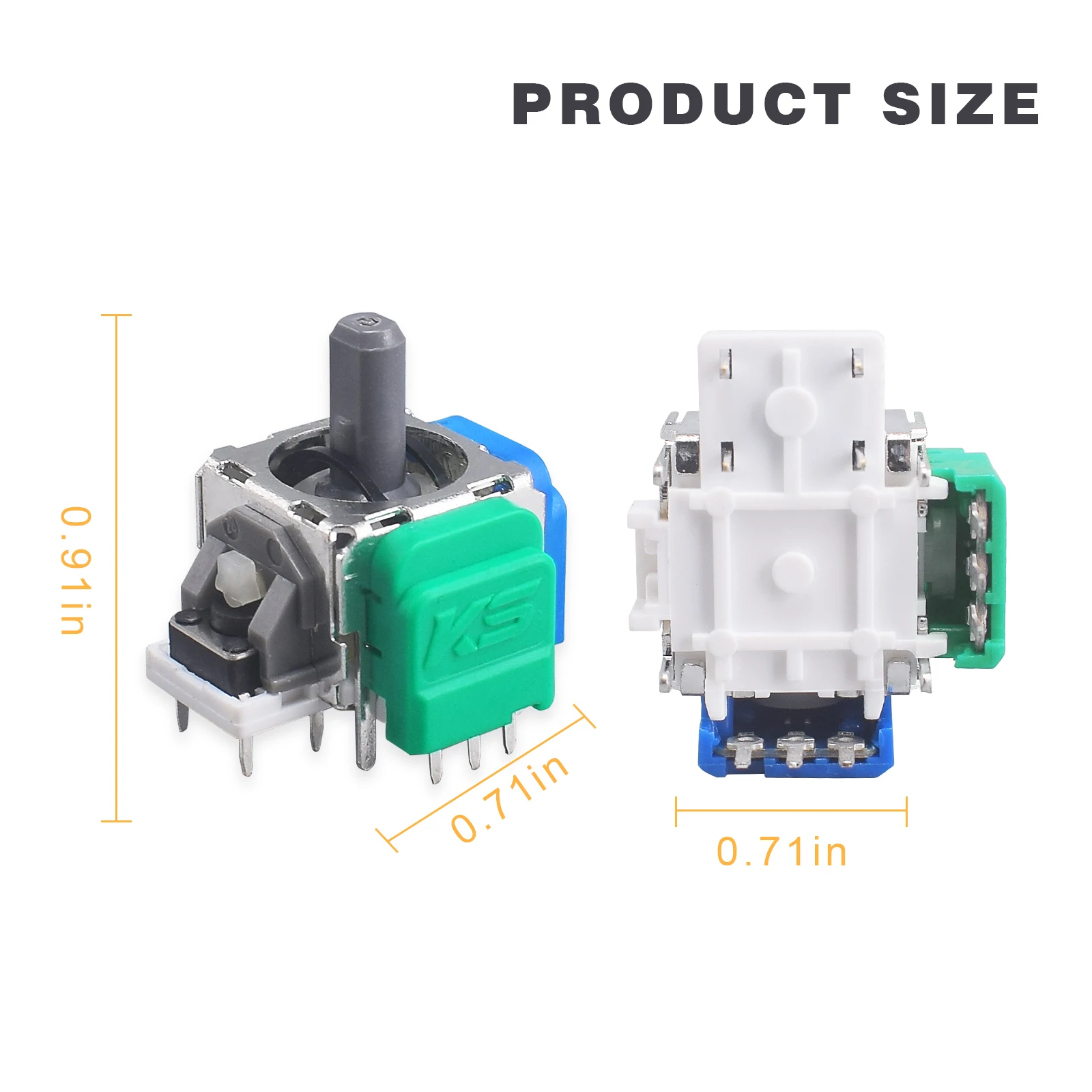 10Pcs Tmr Electromagnetic Joystick Replacement for Ps5 Gamepad 3D Analog Stick Sensor Module for Ps4 Xbox One & Elite Controller - Image 2