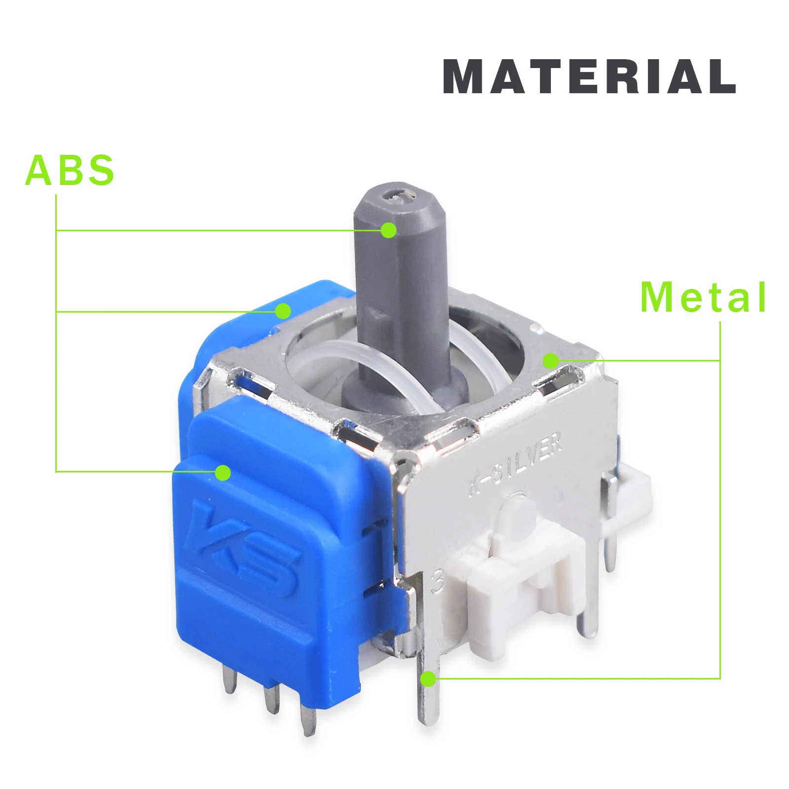 10Pcs Tmr Electromagnetic Joystick Replacement for Ps5 Gamepad 3D Analog Stick Sensor Module for Ps4 Xbox One & Elite Controller 10Pcs Tmr Electromagnetic Joystick Replacement for Ps5 Gamepad 3D Analog Stick Sensor Module for Ps4 Xbox One & Elite Controller