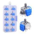 10Pcs Tmr Electromagnetic Joystick Replacement for Ps5 Gamepad 3D Analog Stick Sensor Module for Ps4 Xbox One & Elite Controller