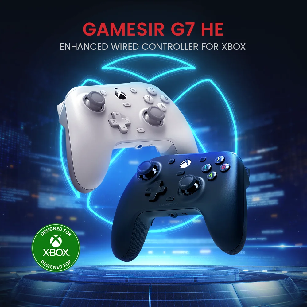GameSir G7 HE Xbox Gaming Controller Hall Effect Gamepad for Xbox Series X, Xbox Series S, Xbox One, Steam and Windows PC GameSir G7 HE Xbox Gaming Controller Hall Effect Gamepad for Xbox Series X, Xbox Series S, Xbox One, Steam and Windows PC