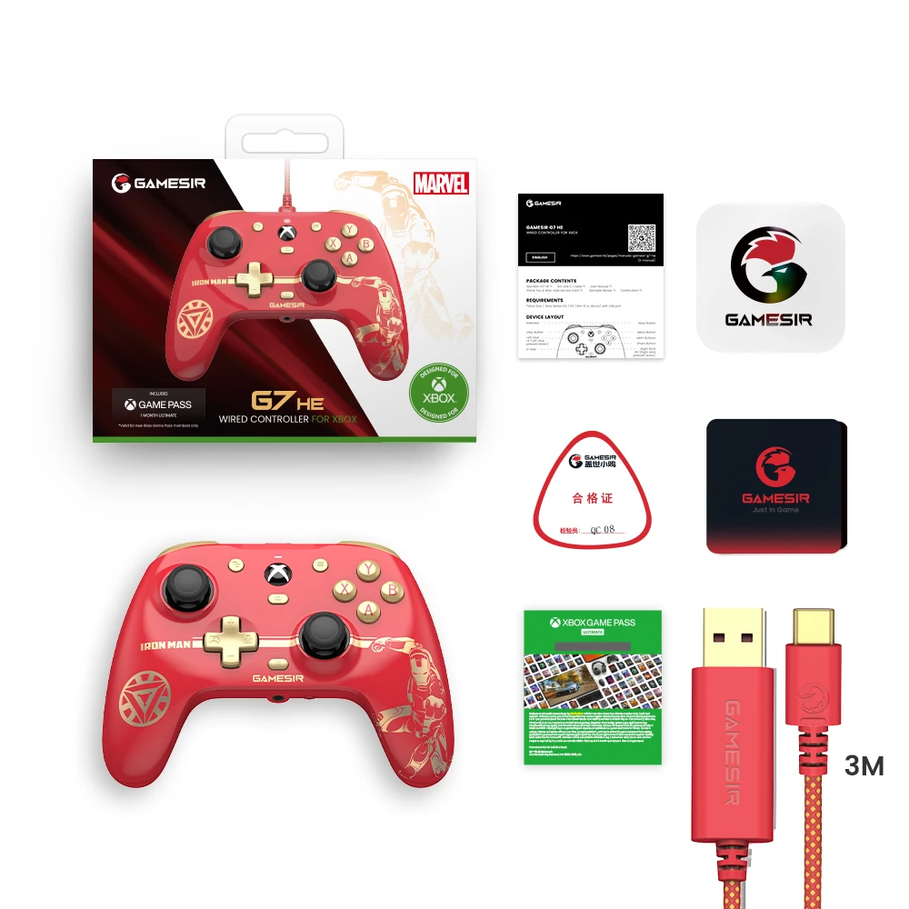 GameSir G7 HE Xbox Gaming Controller Hall Effect Gamepad for Xbox Series X, Xbox Series S, Xbox One, Steam and Windows PC GameSir G7 HE Xbox Gaming Controller Hall Effect Gamepad for Xbox Series X, Xbox Series S, Xbox One, Steam and Windows PC