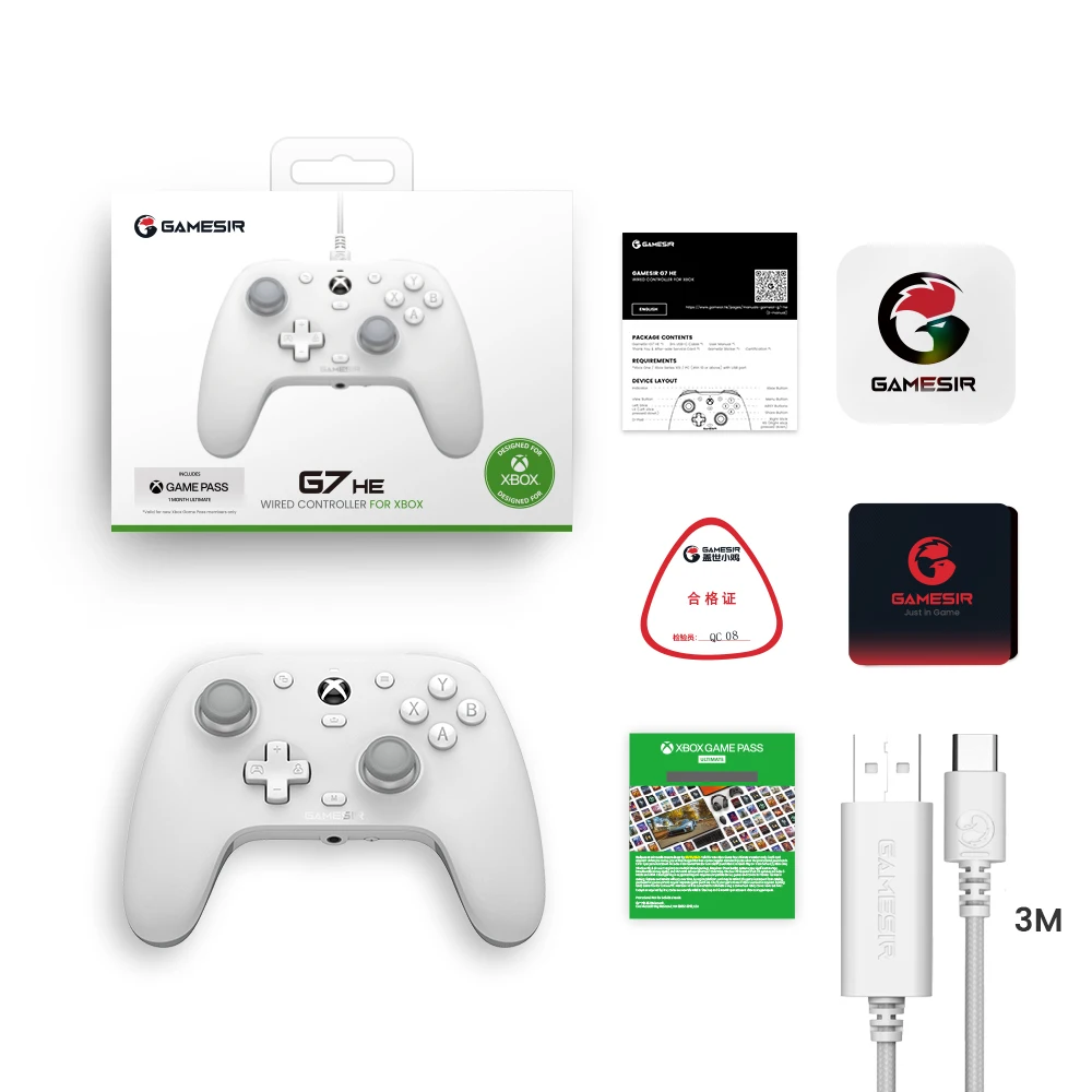 GameSir G7 HE Xbox Gaming Controller Hall Effect Gamepad for Xbox Series X, Xbox Series S, Xbox One, Steam and Windows PC GameSir G7 HE Xbox Gaming Controller Hall Effect Gamepad for Xbox Series X, Xbox Series S, Xbox One, Steam and Windows PC