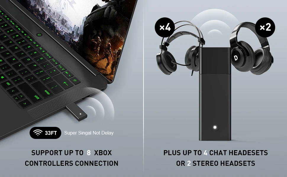 USB Adapter For Xbox One S X Elite Windows PC Receiver 1st or 2nd Game Console Joystick Gamepad Controller Accessories USB Adapter For Xbox One S X Elite Windows PC Receiver 1st or 2nd Game Console Joystick Gamepad Controller Accessories