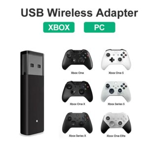 USB Adapter For Xbox One S X Elite Windows PC Receiver 1st or 2nd Game Console Joystick Gamepad Controller Accessories