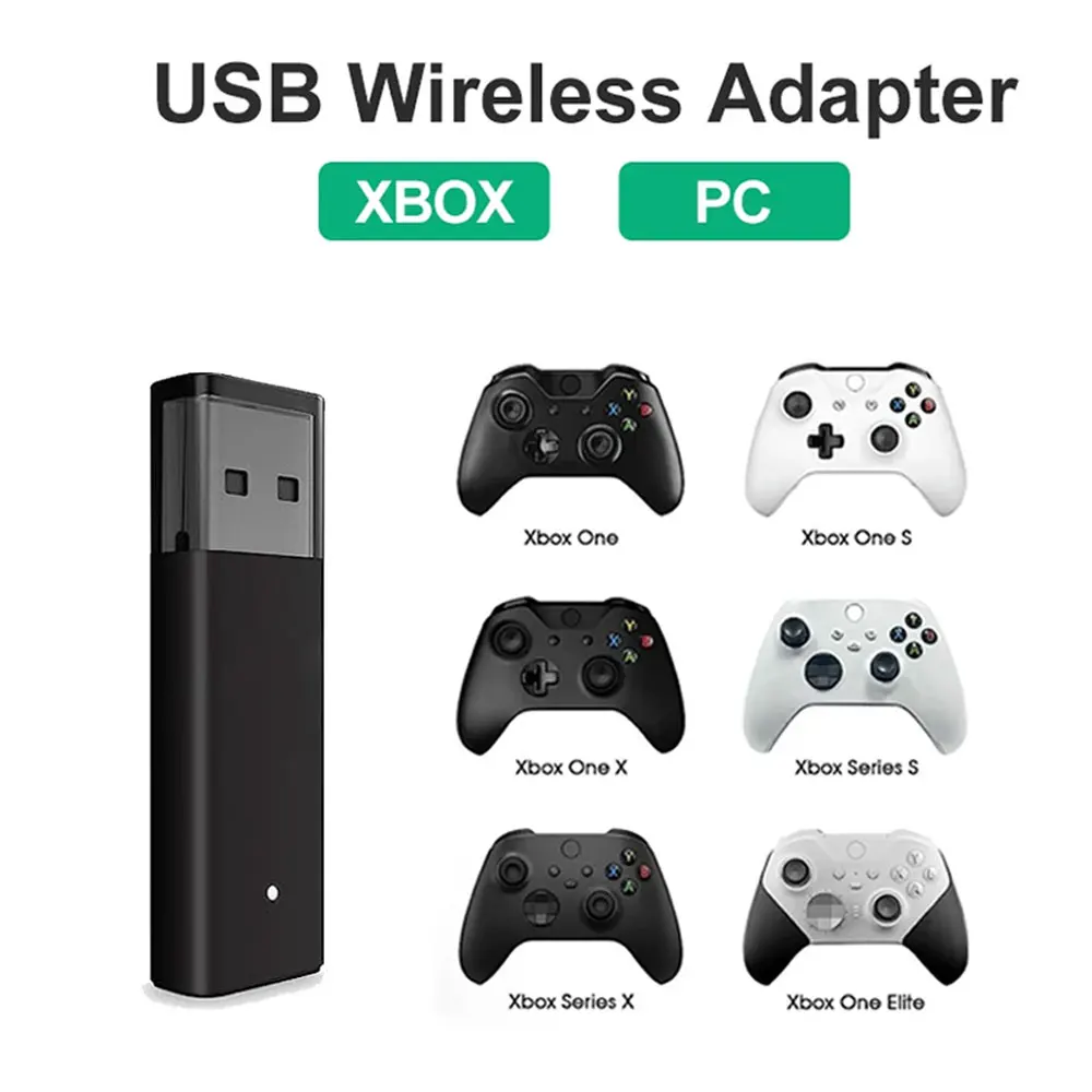 USB Adapter For Xbox One S X Elite Windows PC Receiver 1st or 2nd Game Console Joystick Gamepad Controller Accessories