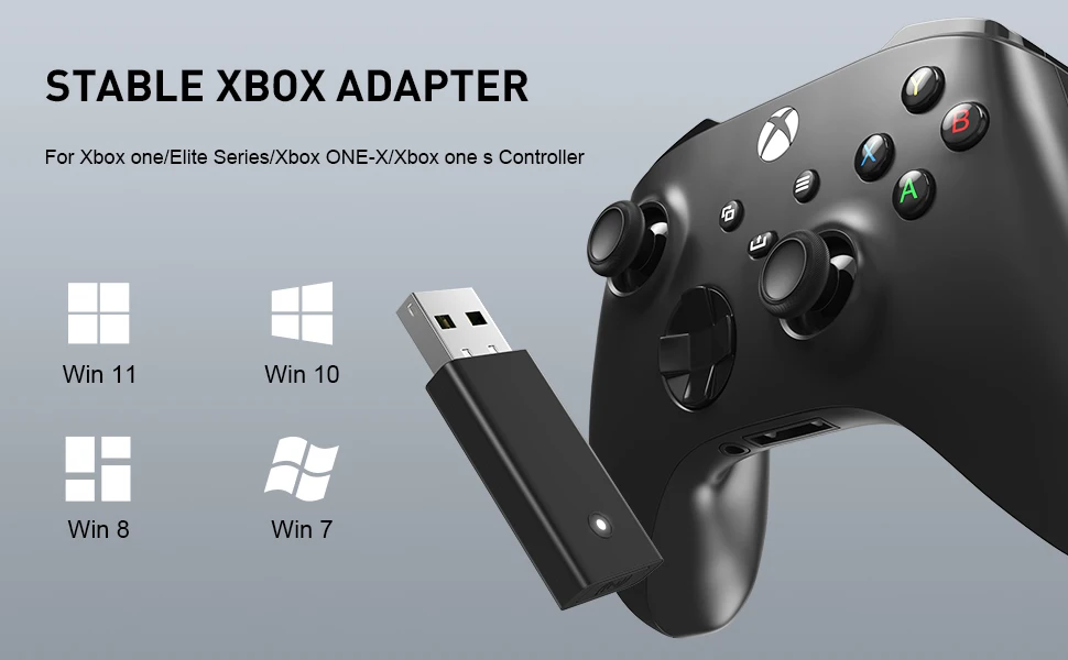 USB Adapter For Xbox One S X Elite Windows PC Receiver 1st or 2nd Game Console Joystick Gamepad Controller Accessories USB Adapter For Xbox One S X Elite Windows PC Receiver 1st or 2nd Game Console Joystick Gamepad Controller Accessories