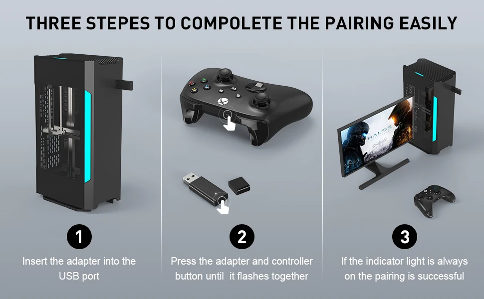 USB Adapter For Xbox One S X Elite Windows PC Receiver 1st or 2nd Game Console Joystick Gamepad Controller Accessories USB Adapter For Xbox One S X Elite Windows PC Receiver 1st or 2nd Game Console Joystick Gamepad Controller Accessories