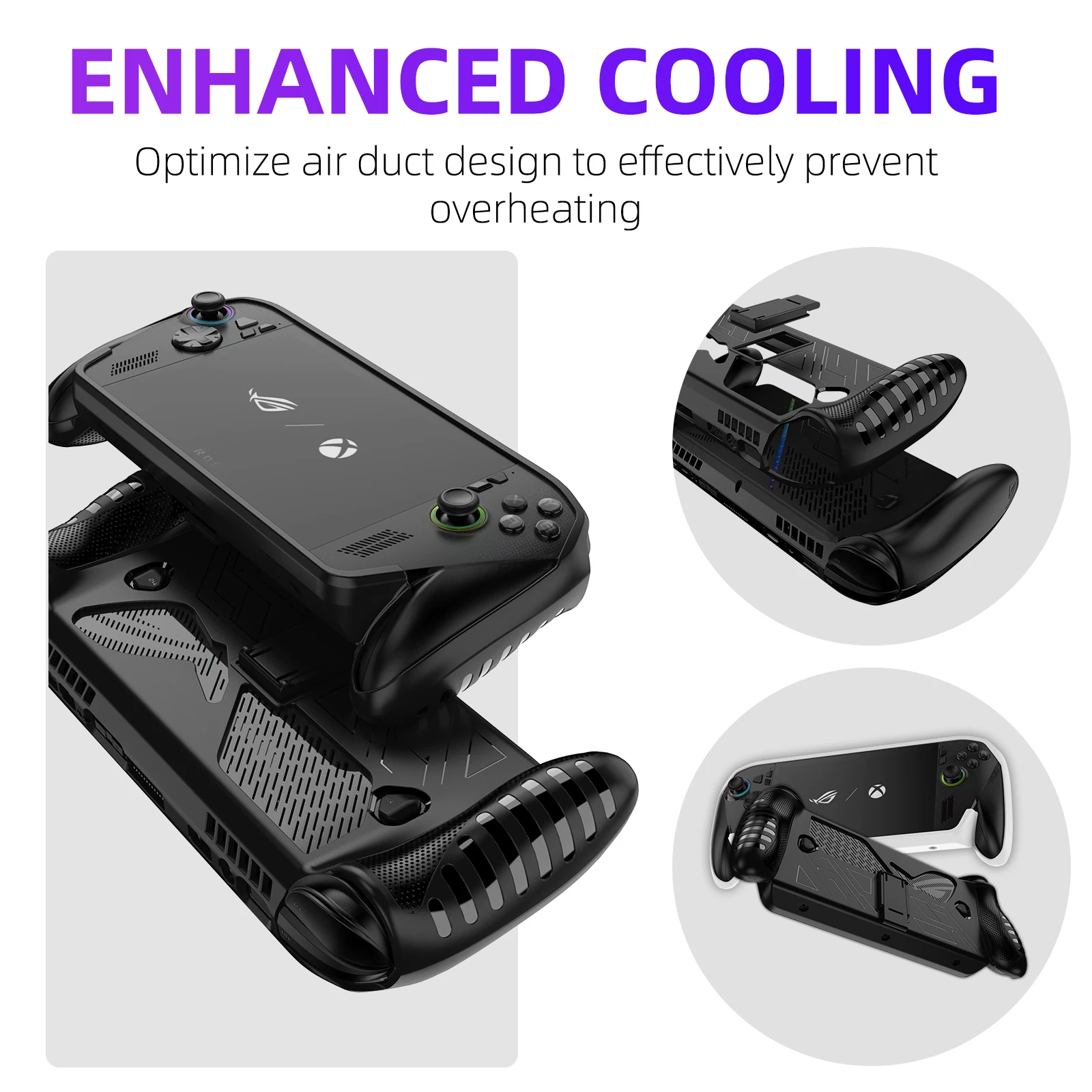 3 in 1 Accessories Kit for ROG Xbox Ally / Ally X Protective Case with Screen Protector and Carrying Bag Travel Storage Cover 3 in 1 Accessories Kit for ROG Xbox Ally / Ally X Protective Case with Screen Protector and Carrying Bag Travel Storage Cover