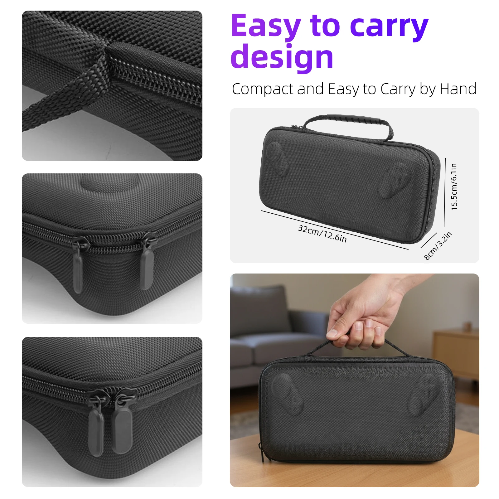 3 in 1 Accessories Kit for ROG Xbox Ally / Ally X Protective Case with Screen Protector and Carrying Bag Travel Storage Cover 3 in 1 Accessories Kit for ROG Xbox Ally / Ally X Protective Case with Screen Protector and Carrying Bag Travel Storage Cover