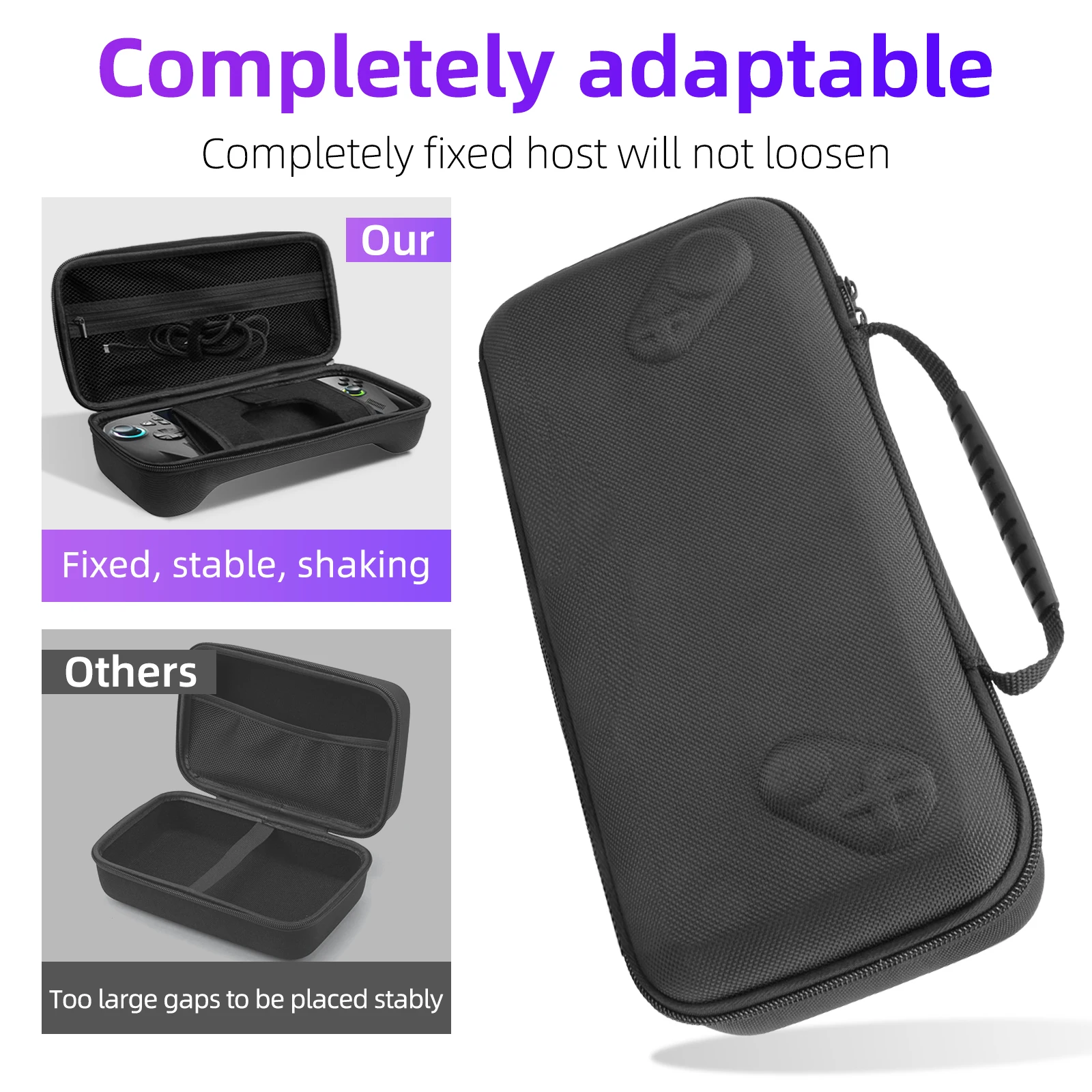 3 in 1 Accessories Kit for ROG Xbox Ally / Ally X Protective Case with Screen Protector and Carrying Bag Travel Storage Cover 3 in 1 Accessories Kit for ROG Xbox Ally / Ally X Protective Case with Screen Protector and Carrying Bag Travel Storage Cover