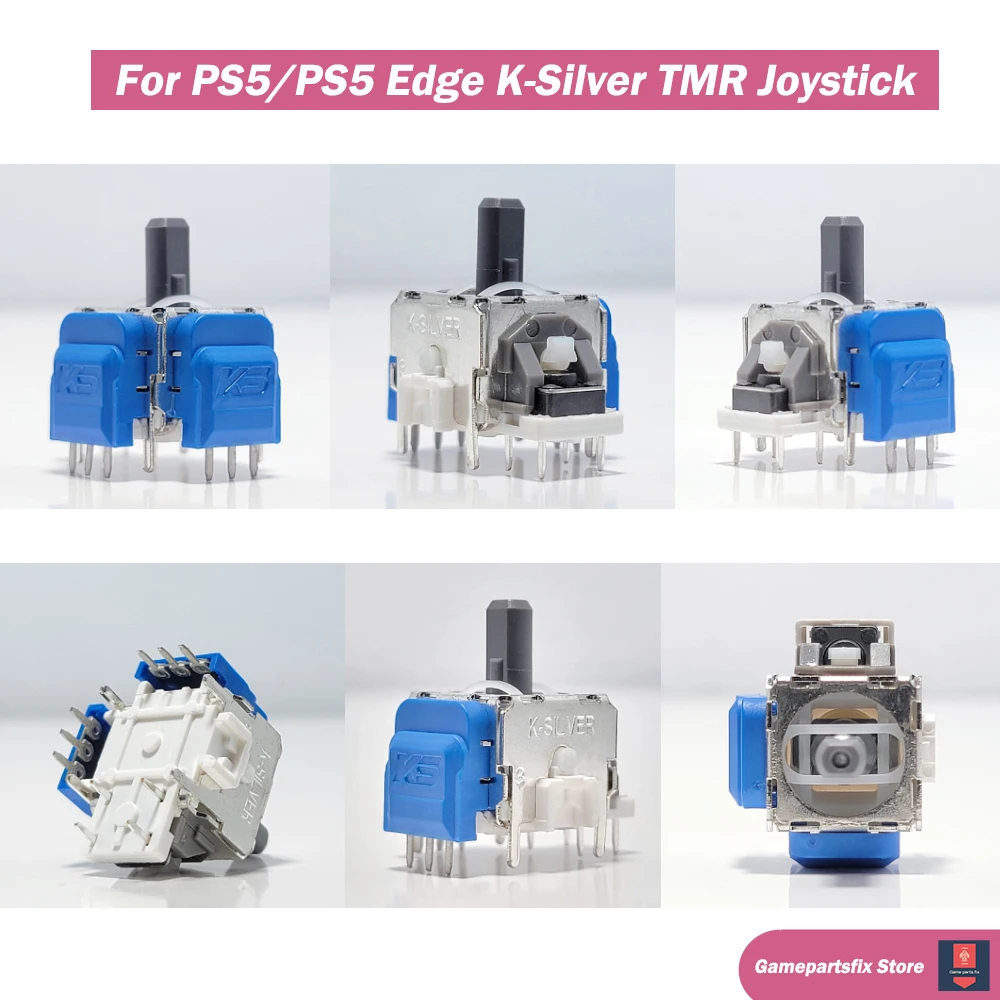 K-SILVER JS13 PRO+ TMR Joystick for Switch Pro PS5 PS4 Xbox Series Xbox One Anti-Drift Electromagnetic 3D Analog TMR ThumbStick