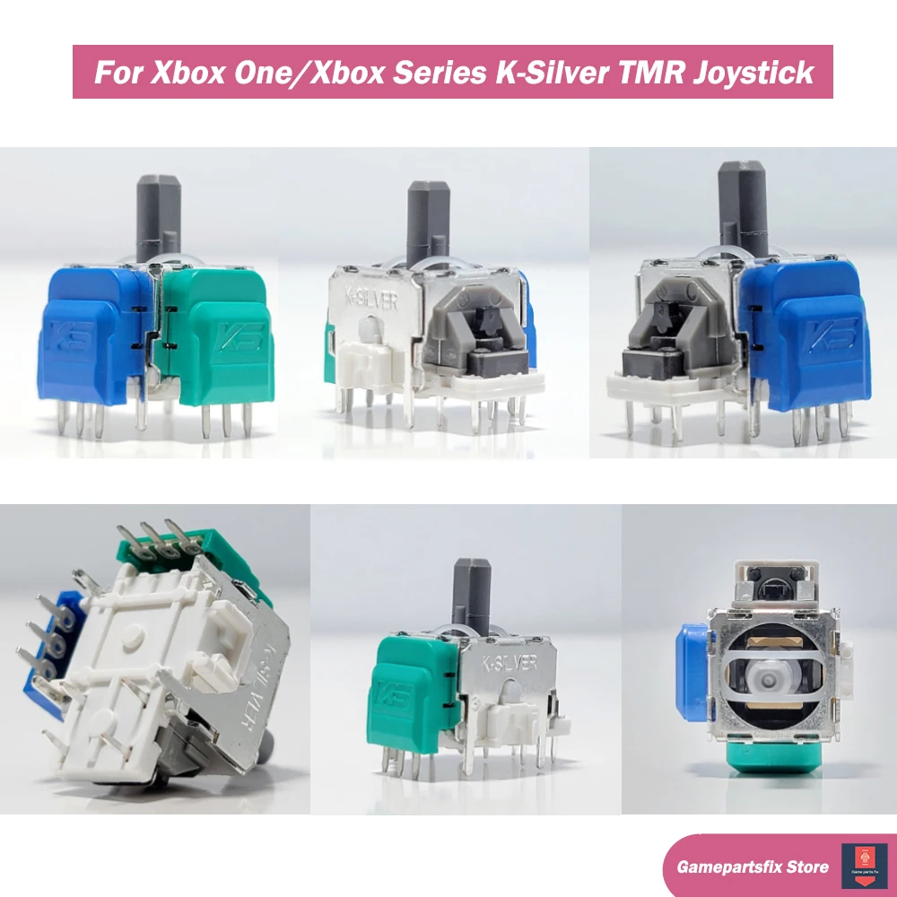 K-SILVER JS13 PRO+ TMR Joystick for Switch Pro PS5 PS4 Xbox Series Xbox One Anti-Drift Electromagnetic 3D Analog TMR ThumbStick