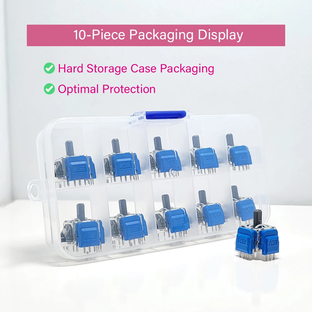 K-SILVER JS13 PRO+ TMR Joystick for Switch Pro PS5 PS4 Xbox Series Xbox One Anti-Drift Electromagnetic 3D Analog TMR ThumbStick