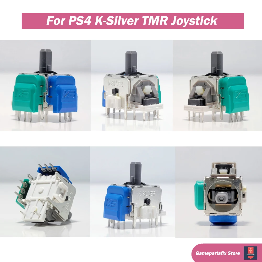 K-SILVER JS13 PRO+ TMR Joystick for Switch Pro PS5 PS4 Xbox Series Xbox One Anti-Drift Electromagnetic 3D Analog TMR ThumbStick