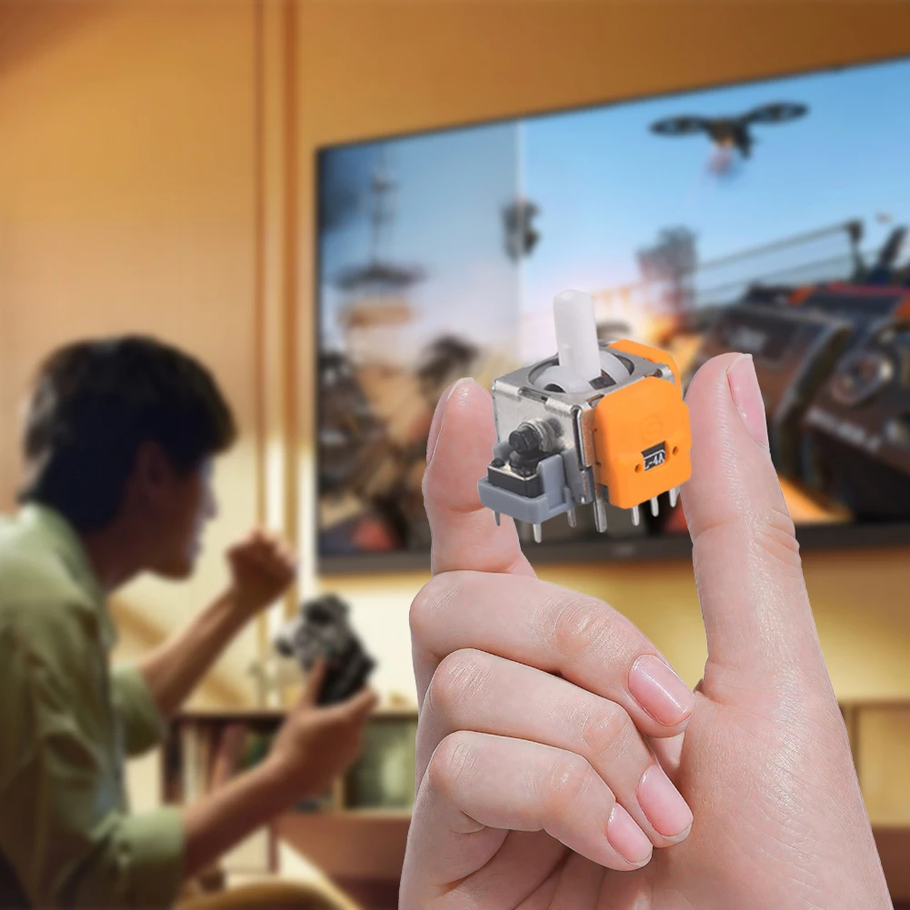 10Pcs 3D Hall Effect Joystick Adjustable Analog Stick Sensor Module Thumbsticks Module Repair Parts for PS4/PS5/XBox/Switch