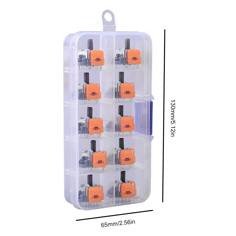 10Pcs 3D Hall Effect Joystick Adjustable Analog Stick Sensor Module Thumbsticks Module Repair Parts for PS4/PS5/XBox/Switch