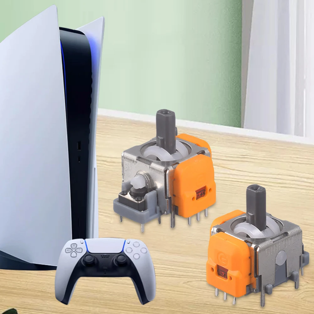 10Pcs 3D Hall Effect Joystick Adjustable Analog Stick Sensor Module Thumbsticks Module Repair Parts for PS4/PS5/XBox/Switch