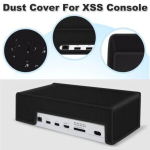 for Xbox Series S Console Dustproof Sleeve Anti-Scratch Gaming Accessories Horizontal Vertical Dust Cover Black