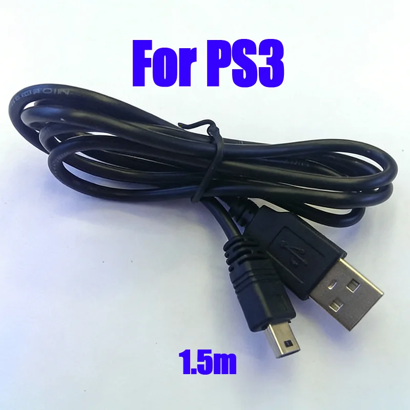 1PC 0.8m 1m 1.5m 1.8m 3m USB Power Charger Charging Cable Cord For Playstation 3 For PS3 Controller Accessories Black 1PC 0.8m 1m 1.5m 1.8m 3m USB Power Charger Charging Cable Cord For Playstation 3 For PS3 Controller Accessories Black