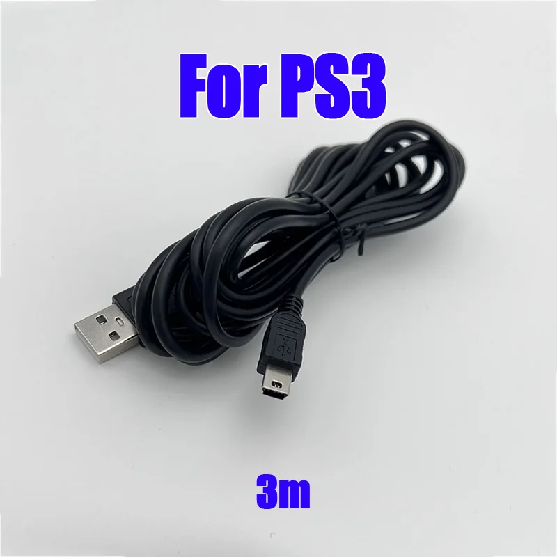 1PC 0.8m 1m 1.5m 1.8m 3m USB Power Charger Charging Cable Cord For Playstation 3 For PS3 Controller Accessories Black 1PC 0.8m 1m 1.5m 1.8m 3m USB Power Charger Charging Cable Cord For Playstation 3 For PS3 Controller Accessories Black