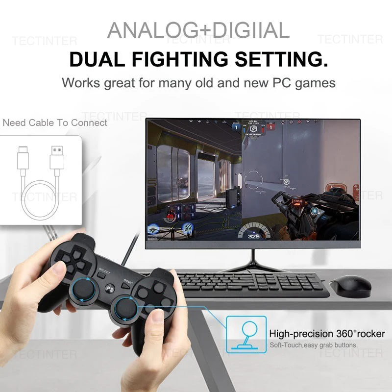 Bluetooth-Compatible Wireless Controller For PS3 Joystick Gamepad For PlayStation 3 Controle Accessories USB PC Game Controller Bluetooth-Compatible Wireless Controller For PS3 Joystick Gamepad For PlayStation 3 Controle Accessories USB PC Game Controller