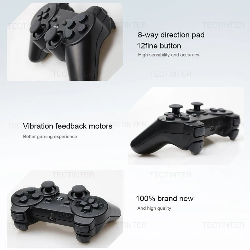 Bluetooth-Compatible Wireless Controller For PS3 Joystick Gamepad For PlayStation 3 Controle Accessories USB PC Game Controller Bluetooth-Compatible Wireless Controller For PS3 Joystick Gamepad For PlayStation 3 Controle Accessories USB PC Game Controller