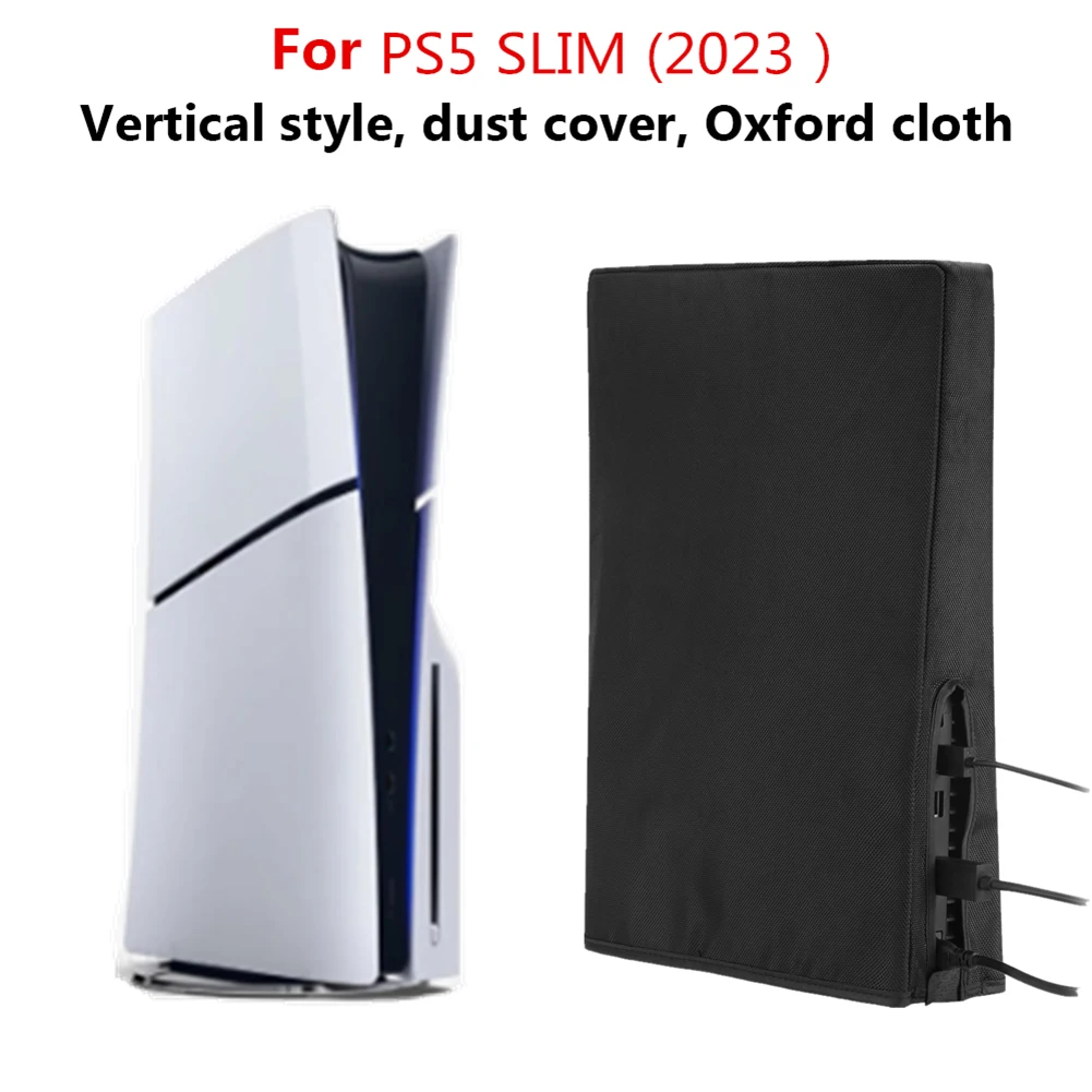Vertical/Horizontal Dust Case for PS5 Slim Console Host Guard Case Anti-Scratch Protective Case for Playstation 5 Slim Accessory