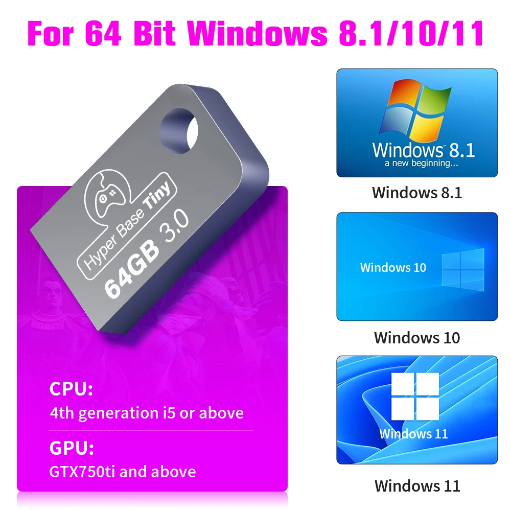 64G USB Game Stick With 8300+ Retro Games For PSP/N64/SNES/NES/DS/Gameboy For Windows PC&Handheld Retro Game Console USB Stick - Image 6