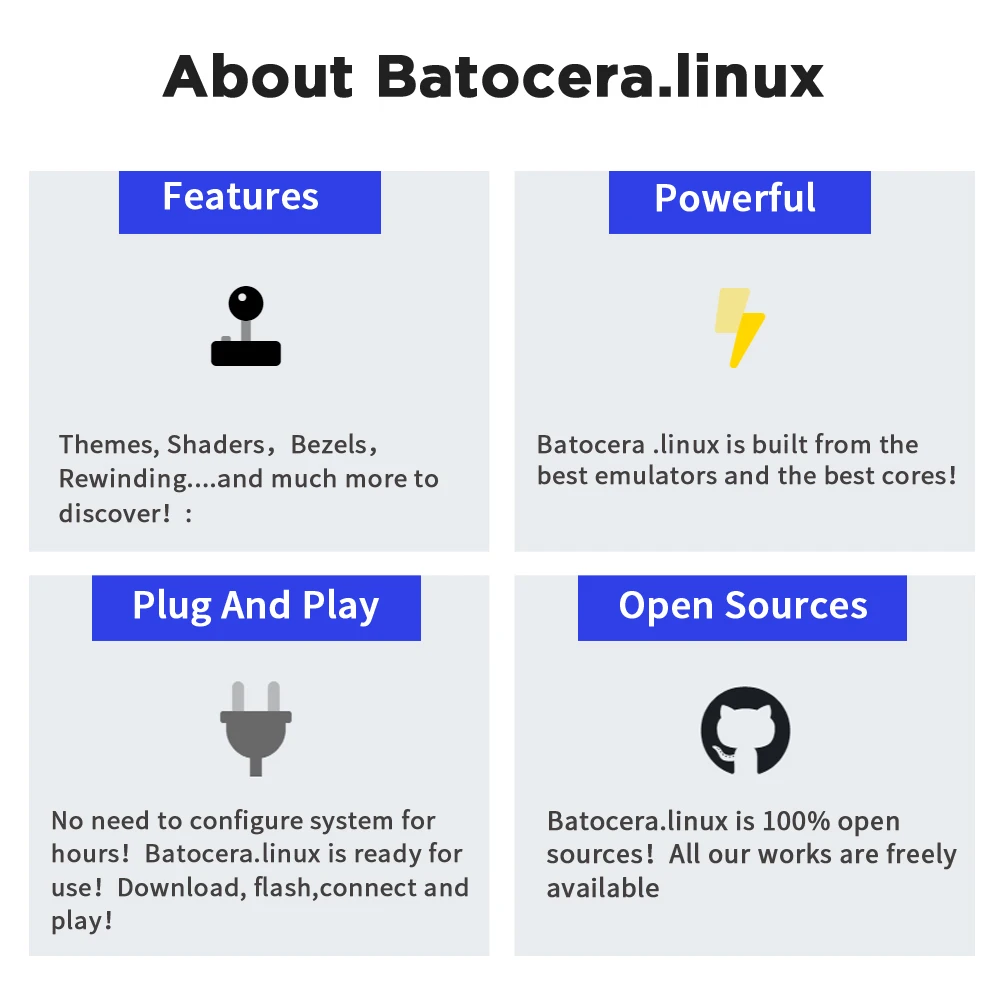 Portable External 500G HDD Batocera Game Console with 48000+Games For PS3/PS2/PS1/Wii/WiiU/DC/N64/MAME/SS for Windows PC/Laptop
