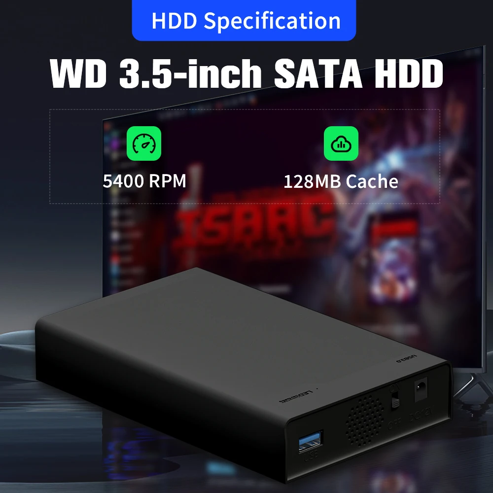 500G Game Hard Drive With 38000+Games For Xbox/PS3/PS2/Gamecube/Wii/Wiiu/Switch 3 System in 1 Plug&Play Game Consoles For WIN PC - Image 2