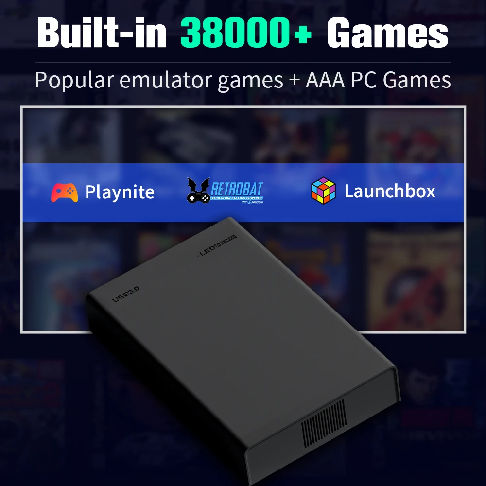 500G Game Hard Drive With 38000+Games For Xbox/PS3/PS2/Gamecube/Wii/Wiiu/Switch 3 System in 1 Plug&Play Game Consoles For WIN PC 500G Game Hard Drive With 38000+Games For Xbox/PS3/PS2/Gamecube/Wii/Wiiu/Switch 3 System in 1 Plug&Play Game Consoles For WIN PC