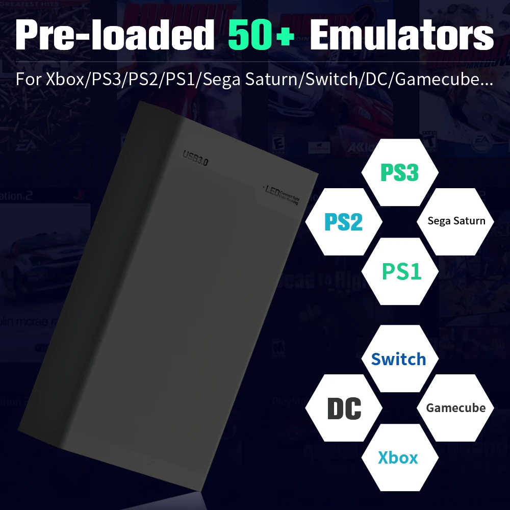 500G Game Hard Drive With 38000+Games For Xbox/PS3/PS2/Gamecube/Wii/Wiiu/Switch 3 System in 1 Plug&Play Game Consoles For WIN PC 500G Game Hard Drive With 38000+Games For Xbox/PS3/PS2/Gamecube/Wii/Wiiu/Switch 3 System in 1 Plug&Play Game Consoles For WIN PC