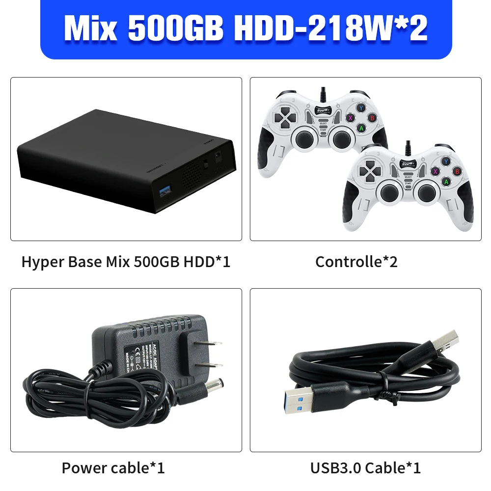 Mix 500GB HDD-218Wx2