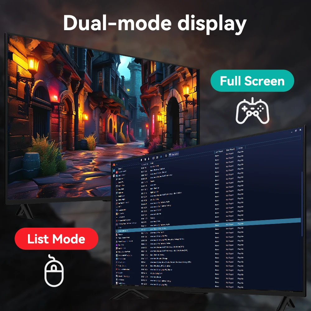 Playnite System500G External Game Hard Drive with 44 AAA Games for PS4/PS3/PS2/XBOX/WiiU/Wii Plug&Play Gaming HDD For Windows PC