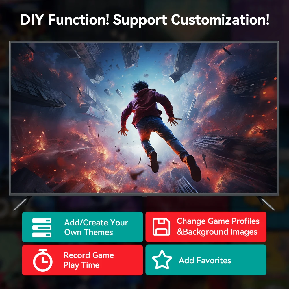 Playnite System500G External Game Hard Drive with 44 AAA Games for PS4/PS3/PS2/XBOX/WiiU/Wii Plug&Play Gaming HDD For Windows PC