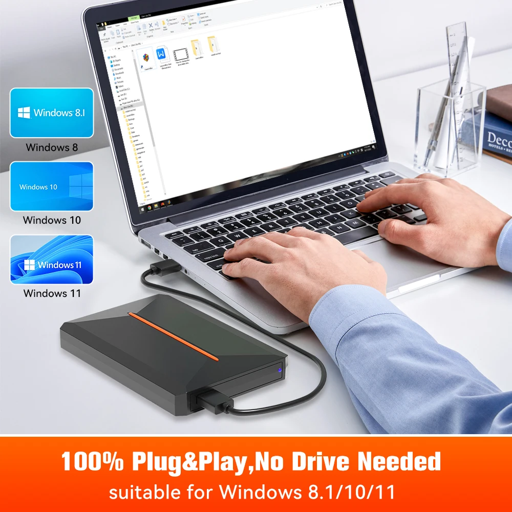 Launchbox Gaming Hard Drive Disk Retro Game Console for PS4/PS3/PS2/WiiU/Wii/N64/DC/PS1 for Win PC/Laptop With 3760+PC/3D Games - Image 2