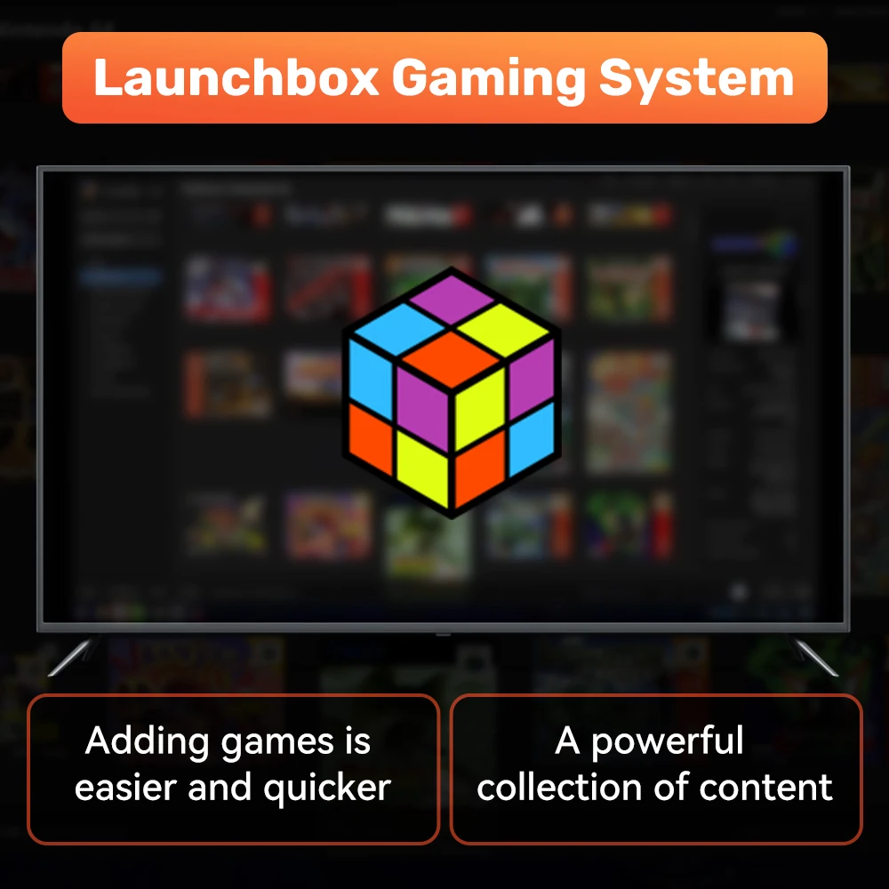 Launchbox 500G Gaming HDD For PS4/PS3/Switch/PS2/WII/WIIU Emulator Game Consoles Built-in 3700 3D/AAA Games For Win PC Plug&Play