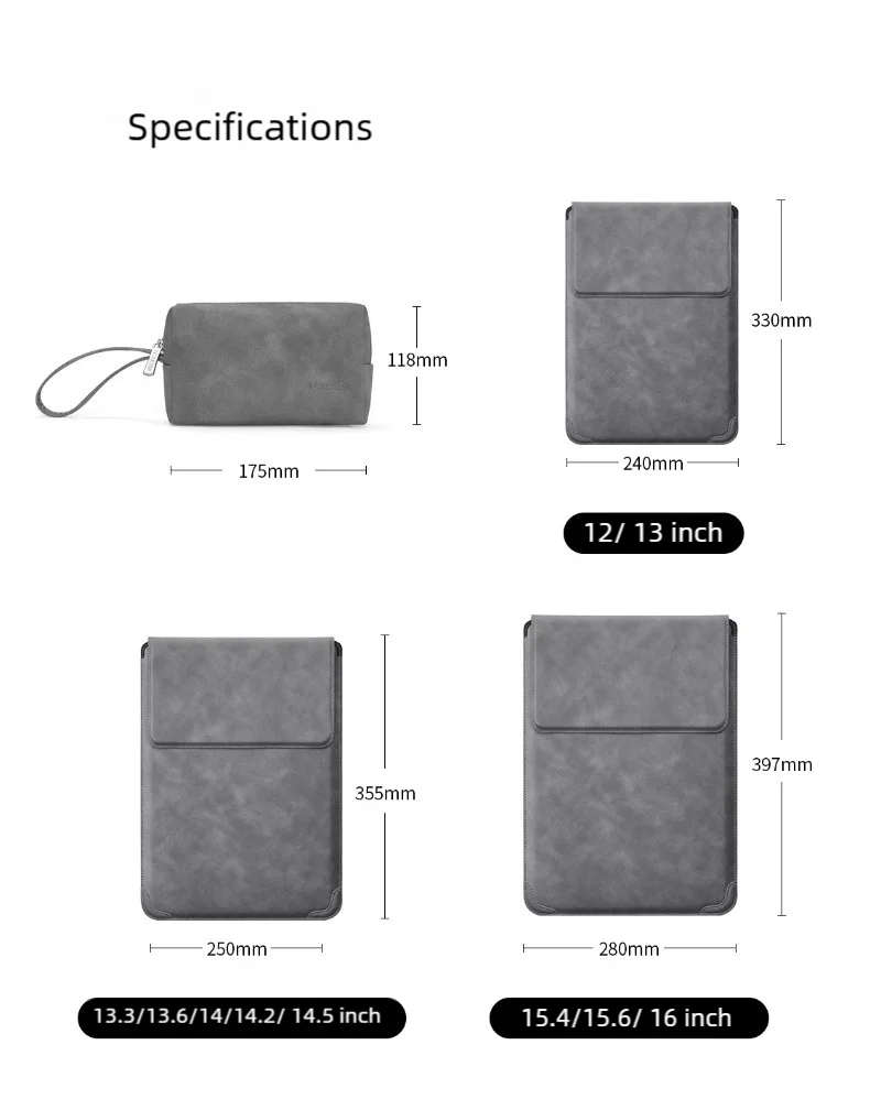 Laptop Sleeve Case 13 14 15 15.6 16Inch For Huawei HP DELL Bag For Macbook Air Pro 13 13.6 M4 Notebook Case with stand Men Women Laptop Sleeve Case 13 14 15 15.6 16Inch For Huawei HP DELL Bag For Macbook Air Pro 13 13.6 M4 Notebook Case with stand Men Women