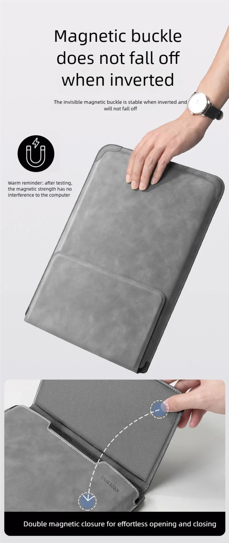 Laptop Sleeve Case 13 14 15 15.6 16Inch For Huawei HP DELL Bag For Macbook Air Pro 13 13.6 M4 Notebook Case with stand Men Women Laptop Sleeve Case 13 14 15 15.6 16Inch For Huawei HP DELL Bag For Macbook Air Pro 13 13.6 M4 Notebook Case with stand Men Women